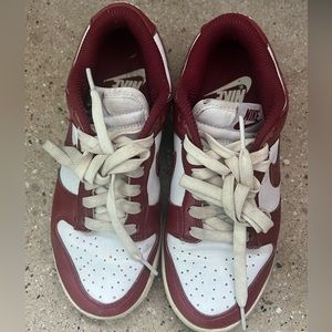 Nike Dunk Lows Vintage Red Size 5